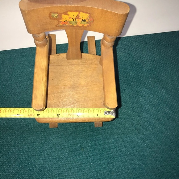 STROMBECKER Accents Strombecker Rocking Chair Wooden Doll Furniture